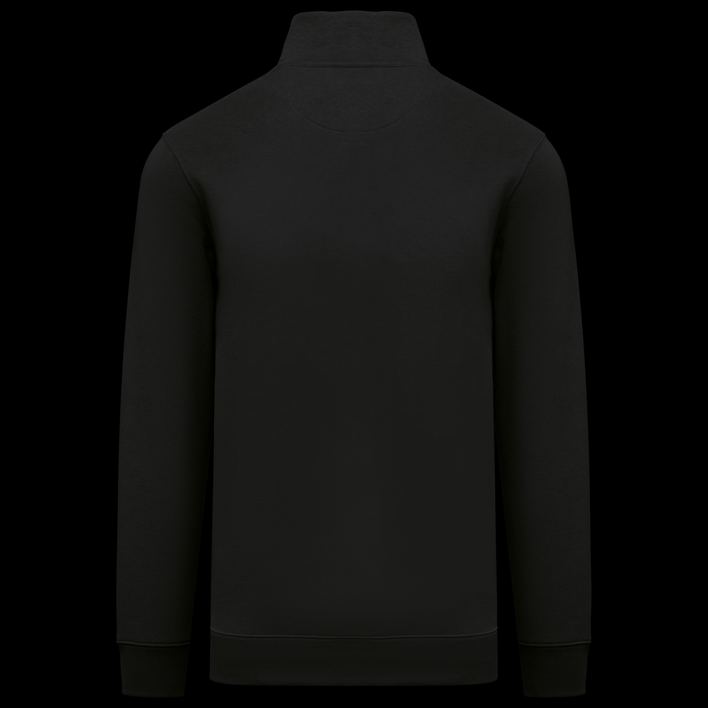 Sudadera de Forro Polar Orgánico para Hombre con Cremallera de Cuarto – 300 g/m² – NS428