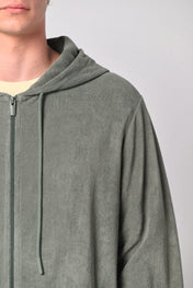 Organic Cotton Terry Zip Hoodie for Men – 210 g/m² – NS419