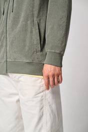 Organic Cotton Terry Zip Hoodie for Men – 210 g/m² – NS419