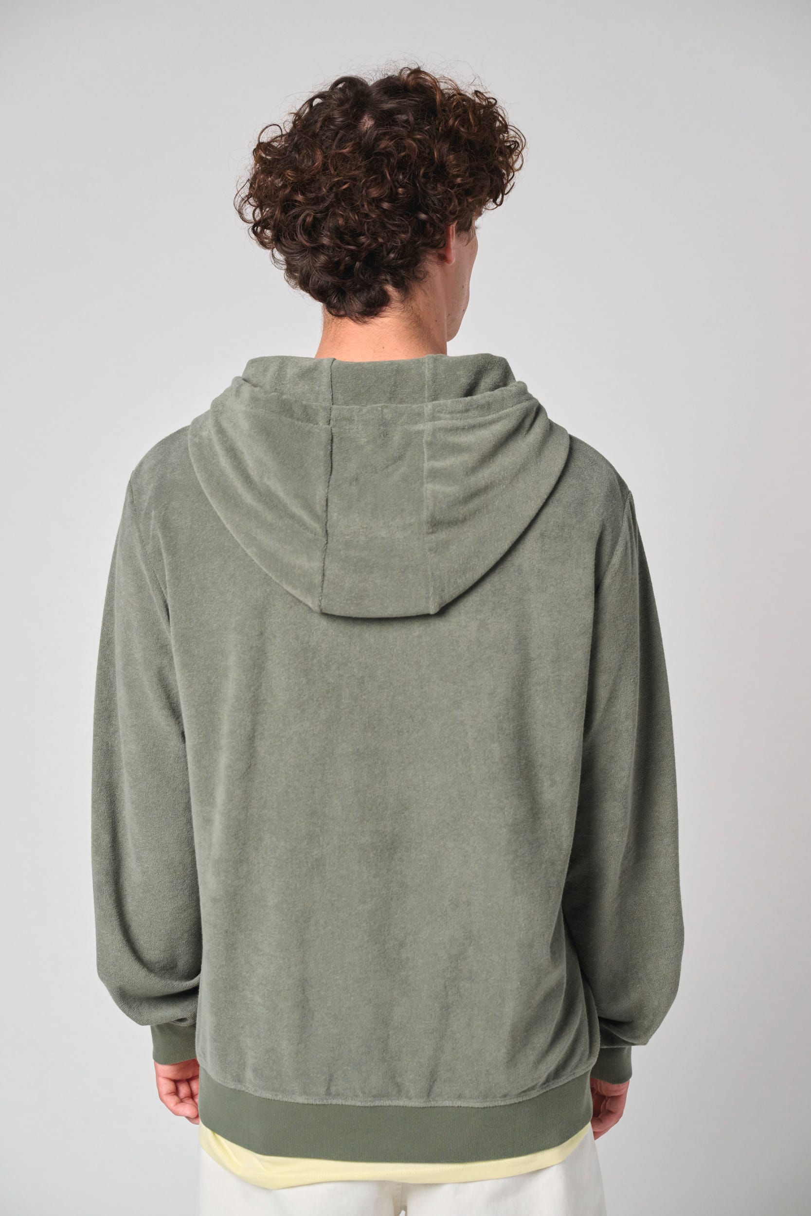 Organic Cotton Terry Zip Hoodie for Men – 210 g/m² – NS419