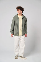 Organic Cotton Terry Zip Hoodie for Men – 210 g/m² – NS419