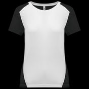 T-shirt de sport bicolore écologique pour femmes – 130 g/m² | PA4015