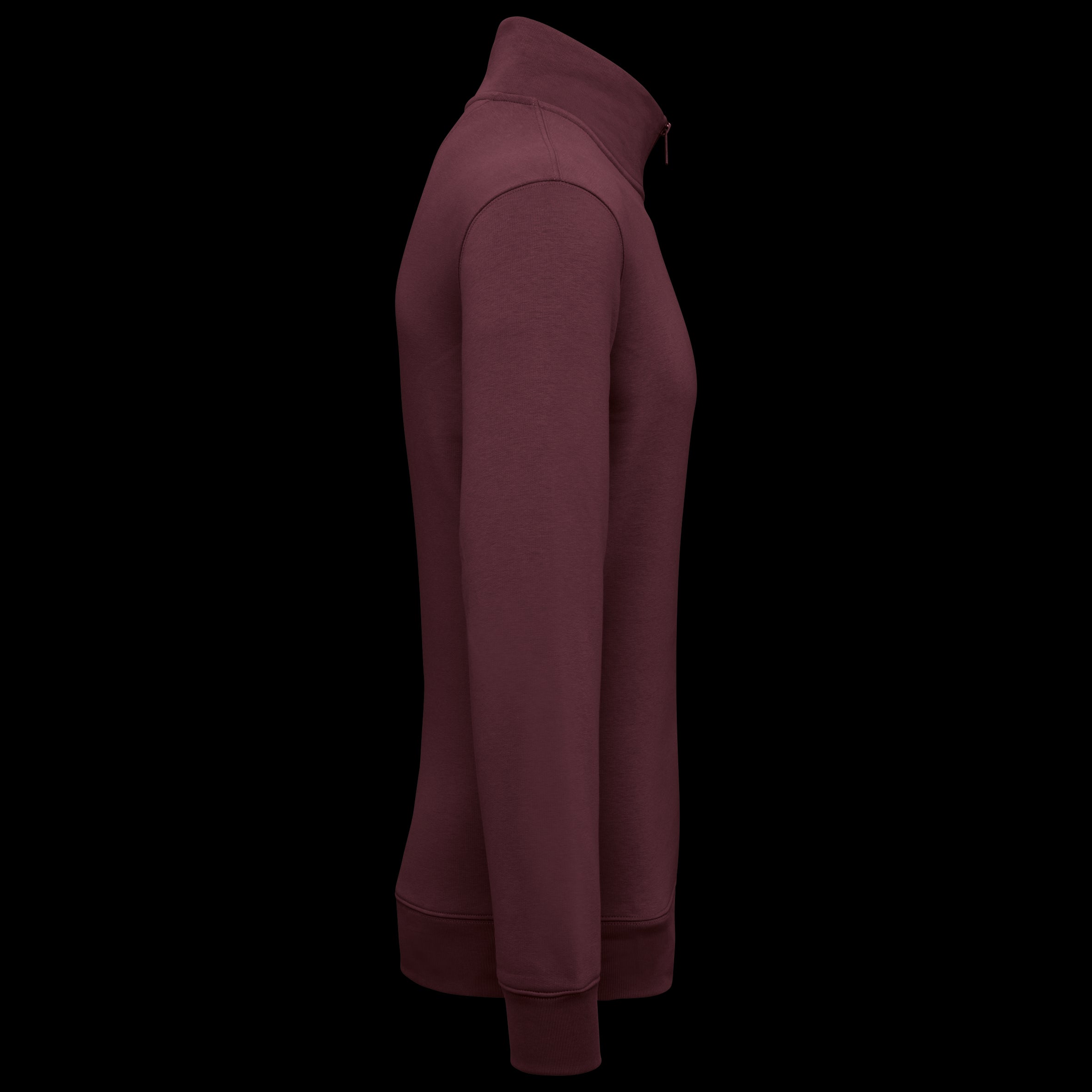 Sudadera de Forro Polar Orgánico para Hombre con Cremallera de Cuarto – 300 g/m² – NS428