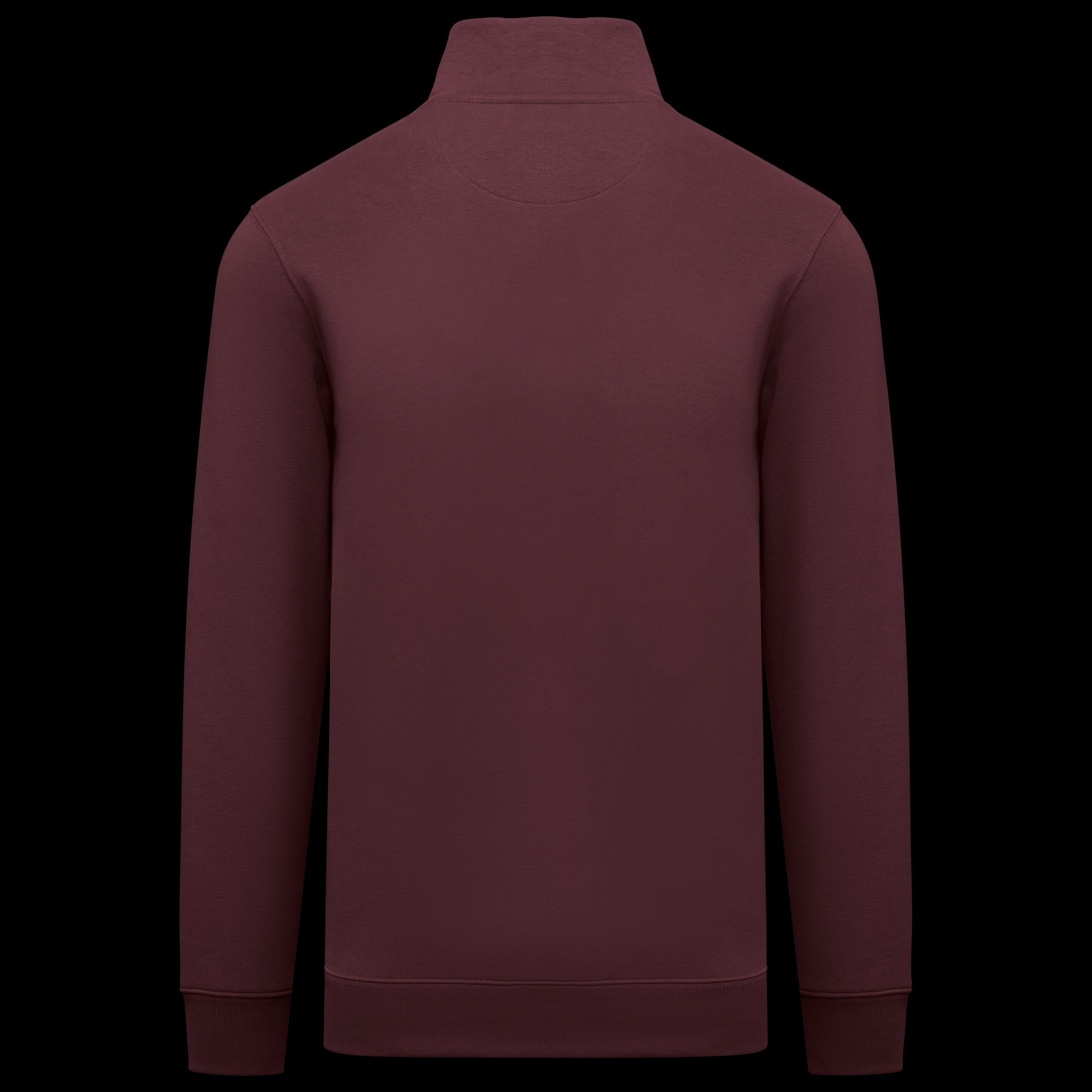 Sudadera de Forro Polar Orgánico para Hombre con Cremallera de Cuarto – 300 g/m² – NS428