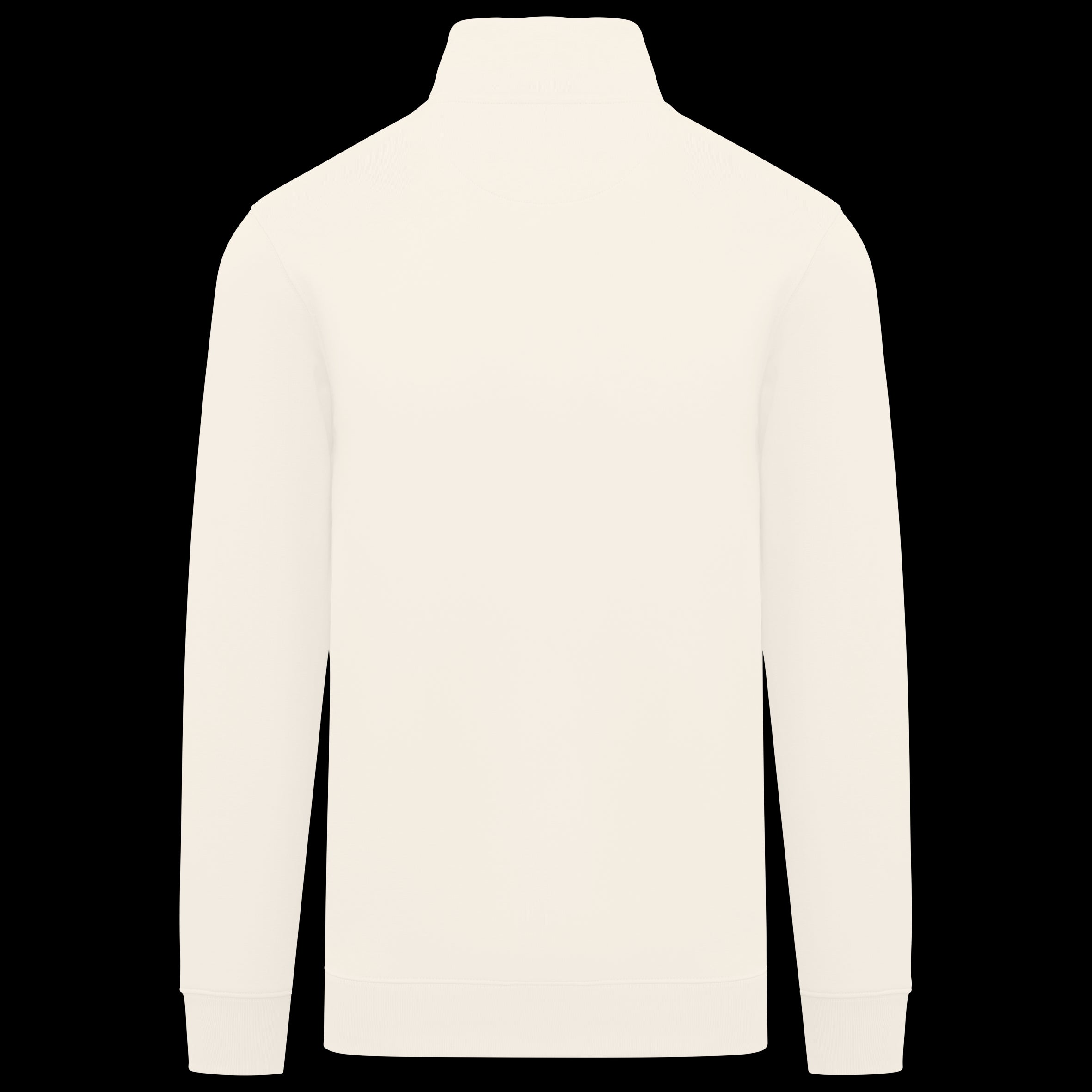 Sudadera de Forro Polar Orgánico para Hombre con Cremallera de Cuarto – 300 g/m² – NS428
