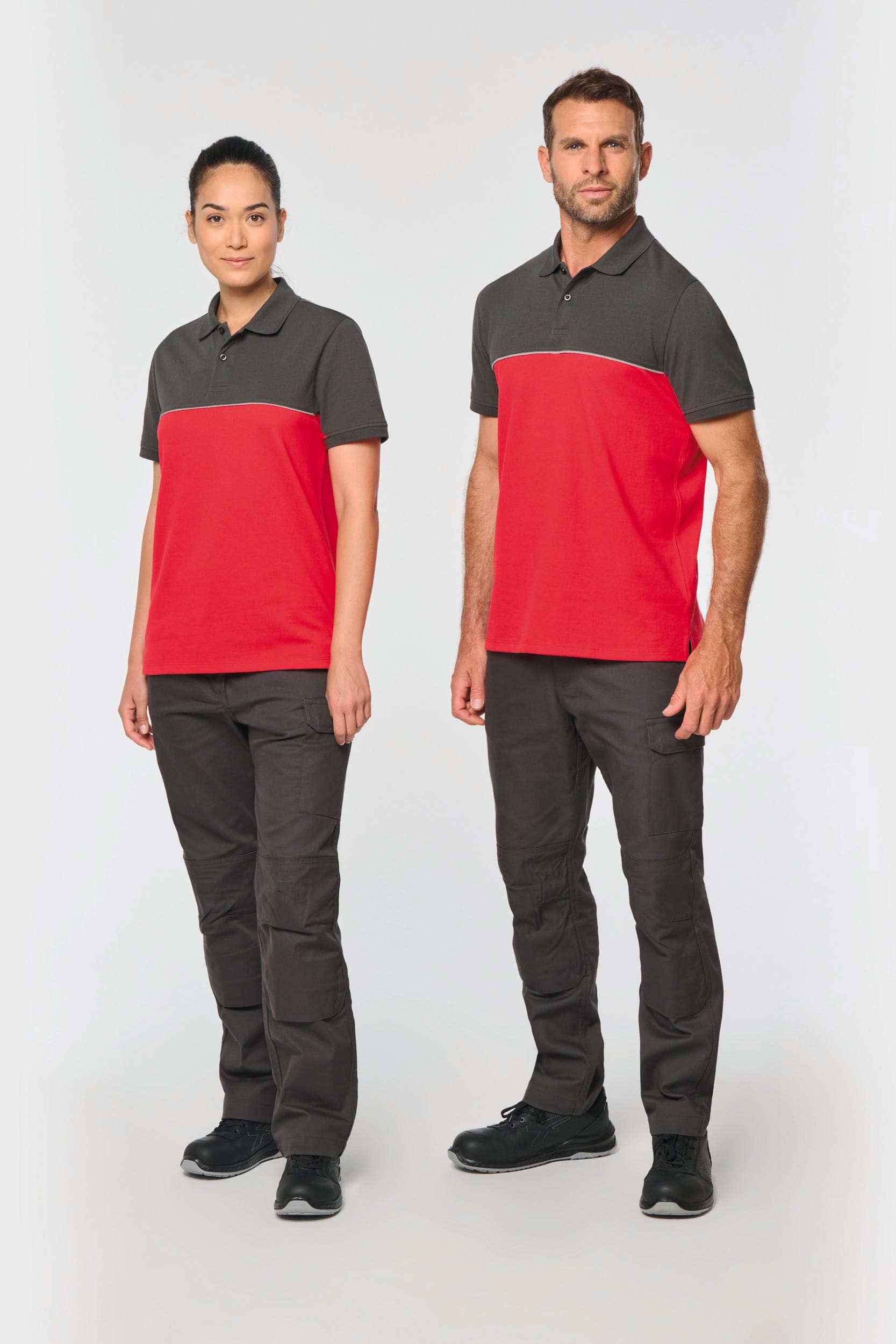 Polo Bicolor Unisex Ecológico – 220 g/m² | WK210