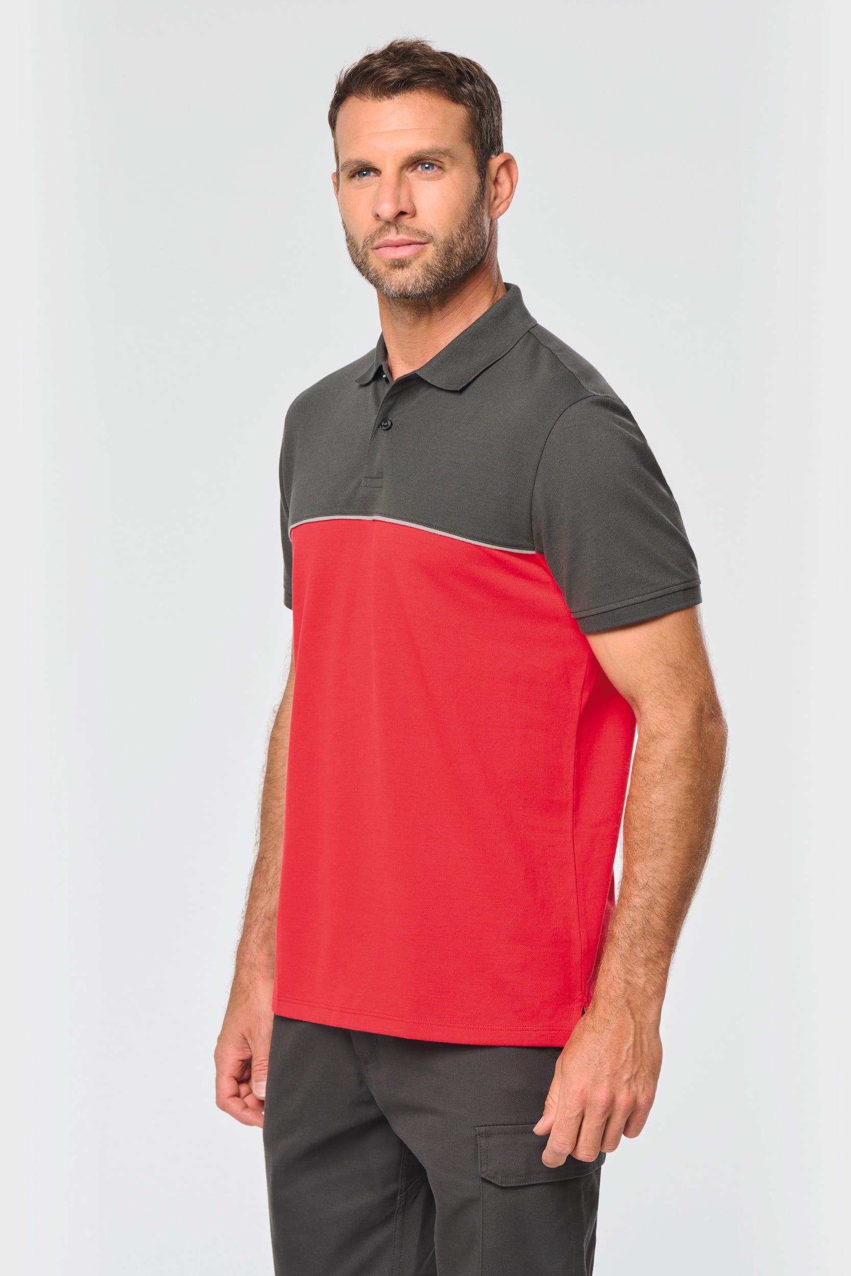Polo Bicolor Unisex Ecológico – 220 g/m² | WK210