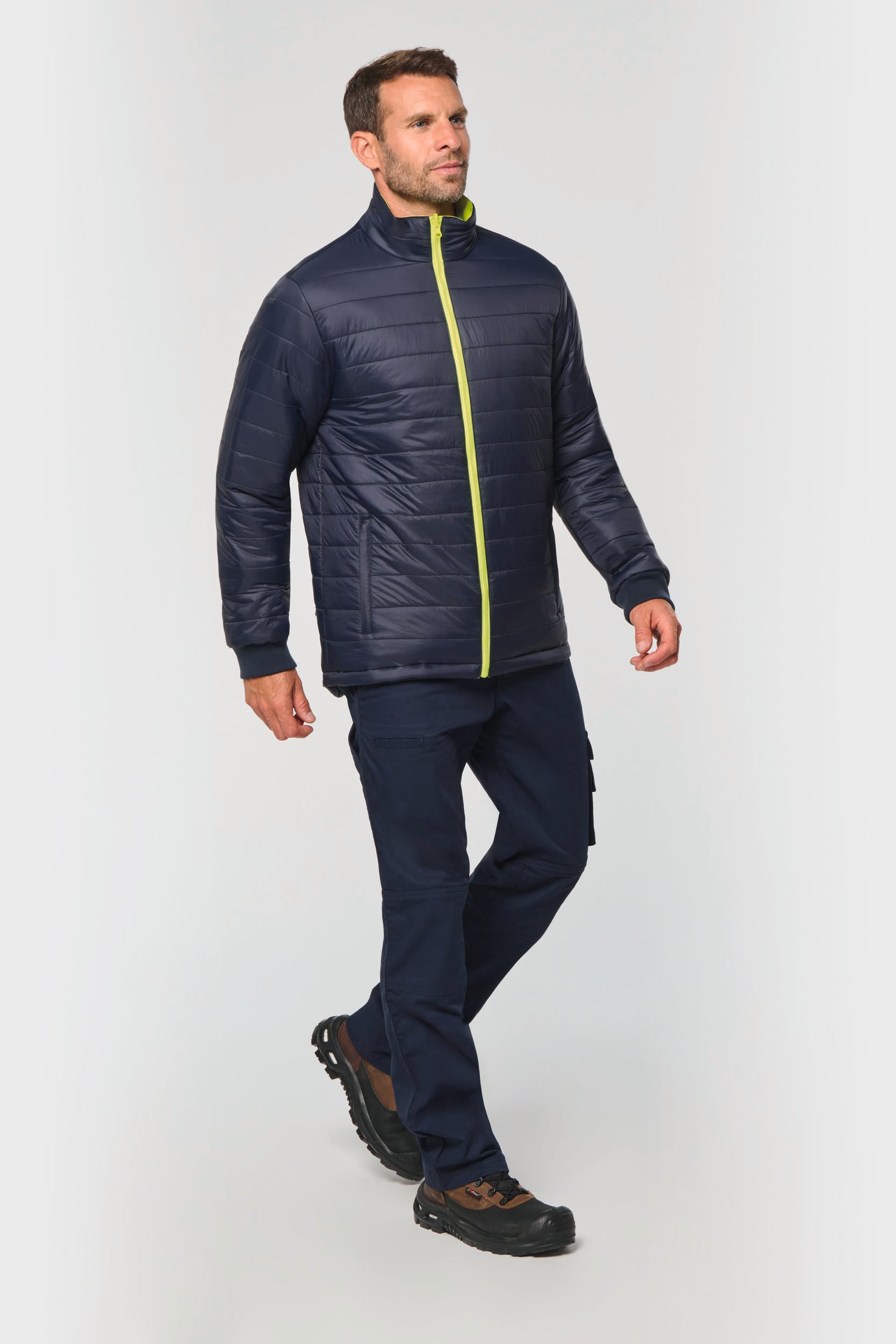 Parka Unisex Reciclada 4 en 1 de Alta Visibilidad – Impermeable | WK660