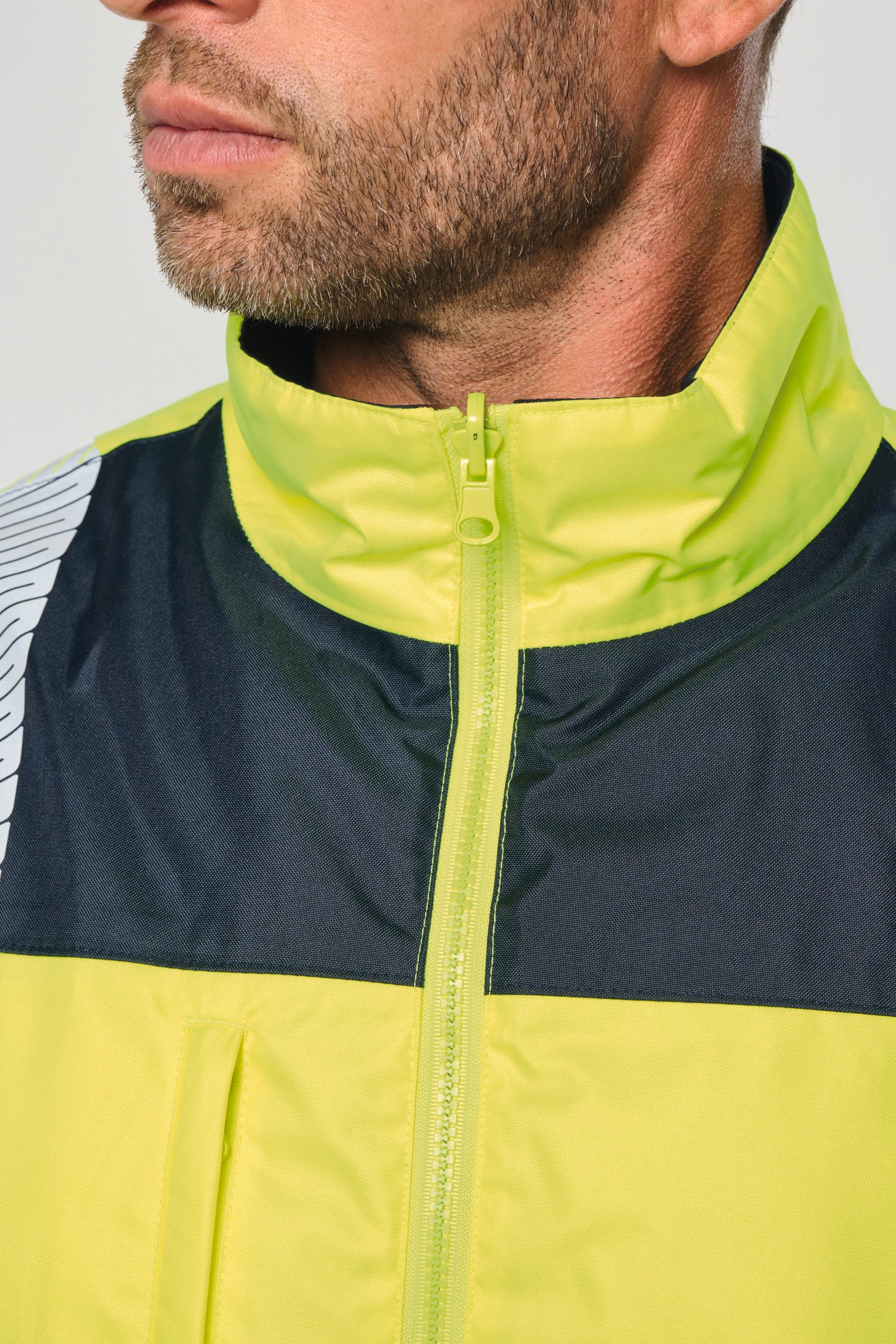 Parka Unisex Reciclada 4 en 1 de Alta Visibilidad – Impermeable | WK660
