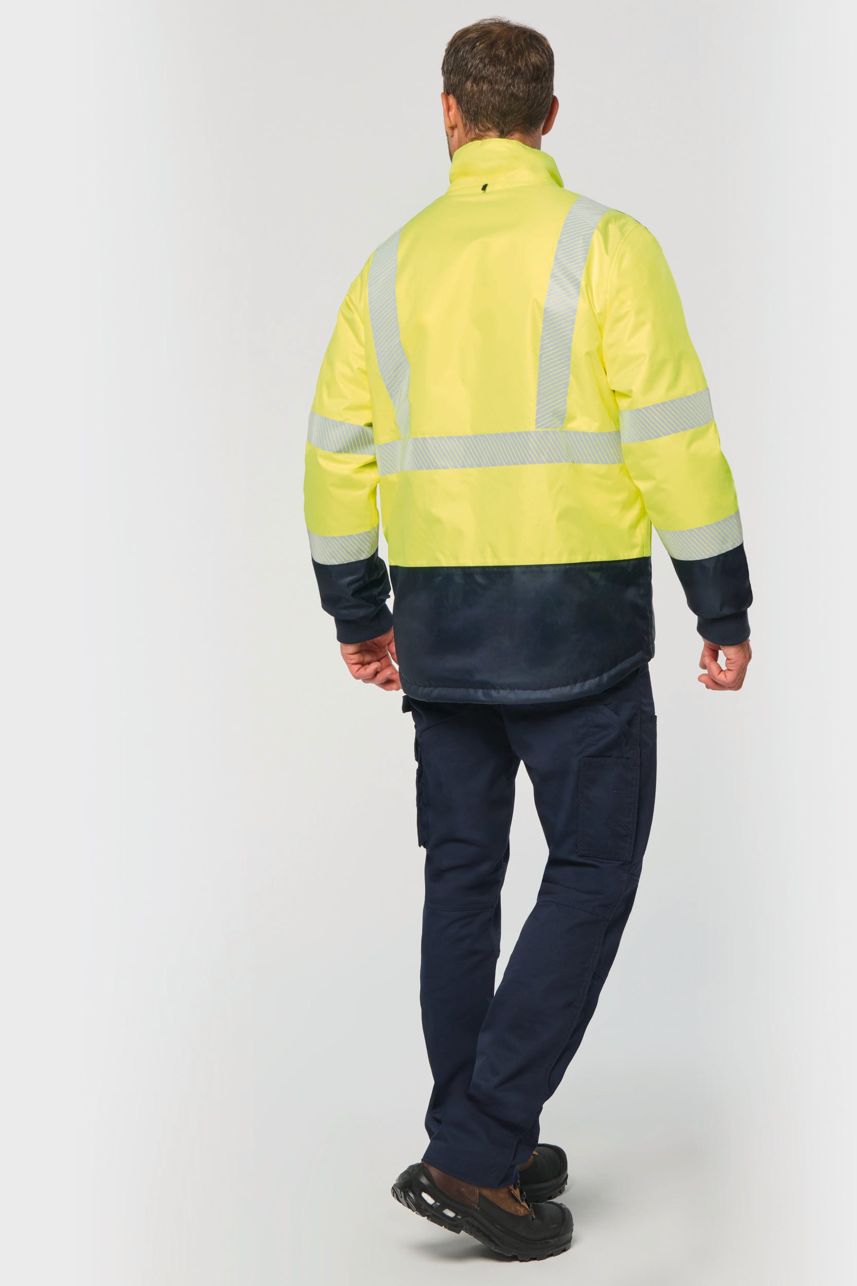 Parka Unisex Reciclada 4 en 1 de Alta Visibilidad – Impermeable | WK660