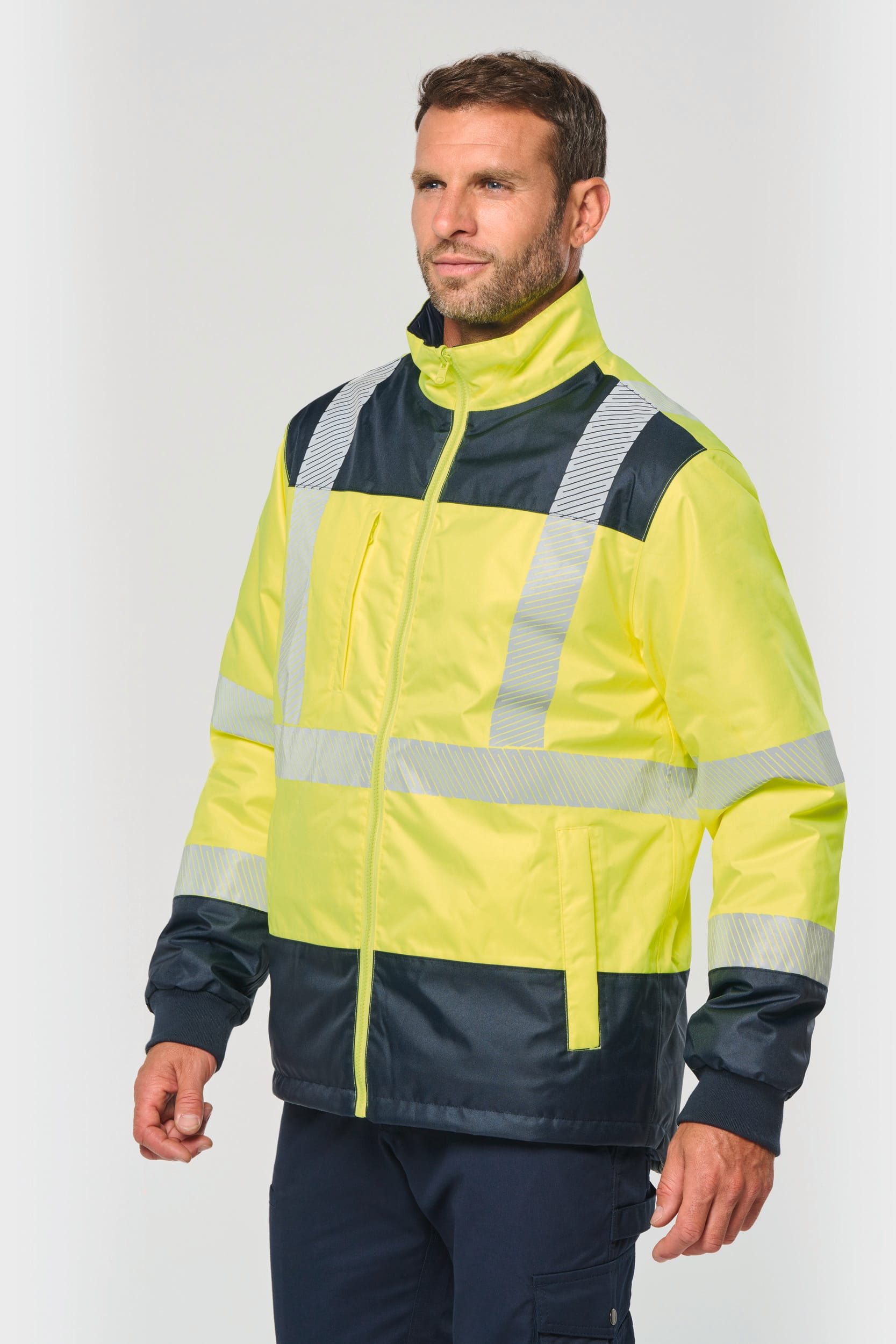 Parka Unisex Reciclada 4 en 1 de Alta Visibilidad – Impermeable | WK660