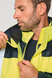 Parka Unisex Reciclada 4 en 1 de Alta Visibilidad – Impermeable | WK660