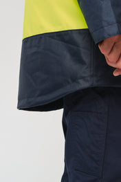 Parka Unisex Reciclada 4 en 1 de Alta Visibilidad – Impermeable | WK660