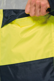 Parka Unisex Reciclada 4 en 1 de Alta Visibilidad – Impermeable | WK660