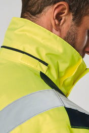 Parka Unisex Reciclada 4 en 1 de Alta Visibilidad – Impermeable | WK660