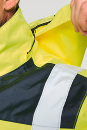 Parka Unisex Reciclada 4 en 1 de Alta Visibilidad – Impermeable | WK660