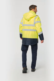 Parka Unisex Reciclada 4 en 1 de Alta Visibilidad – Impermeable | WK660