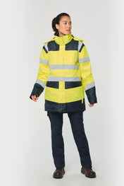 Parka Unisex Reciclada 4 en 1 de Alta Visibilidad – Impermeable | WK660