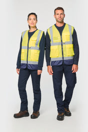 WK. Designed To Work WK618 - Gerecycled Hi-viz Veiligheidsvest met Rits