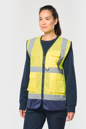 WK. Designed To Work WK618 - Gerecycled Hi-viz Veiligheidsvest met Rits
