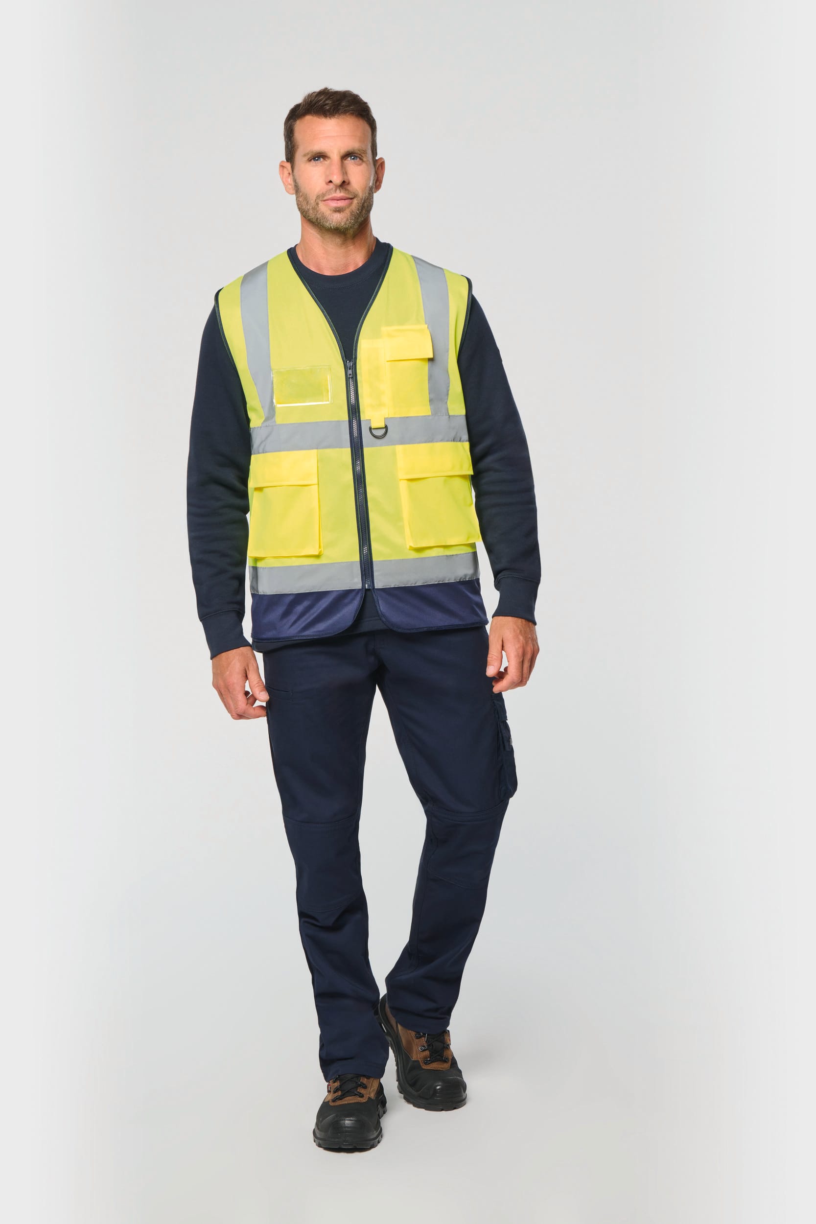 WK. Designed To Work WK618 - Gerecycled Hi-viz Veiligheidsvest met Rits