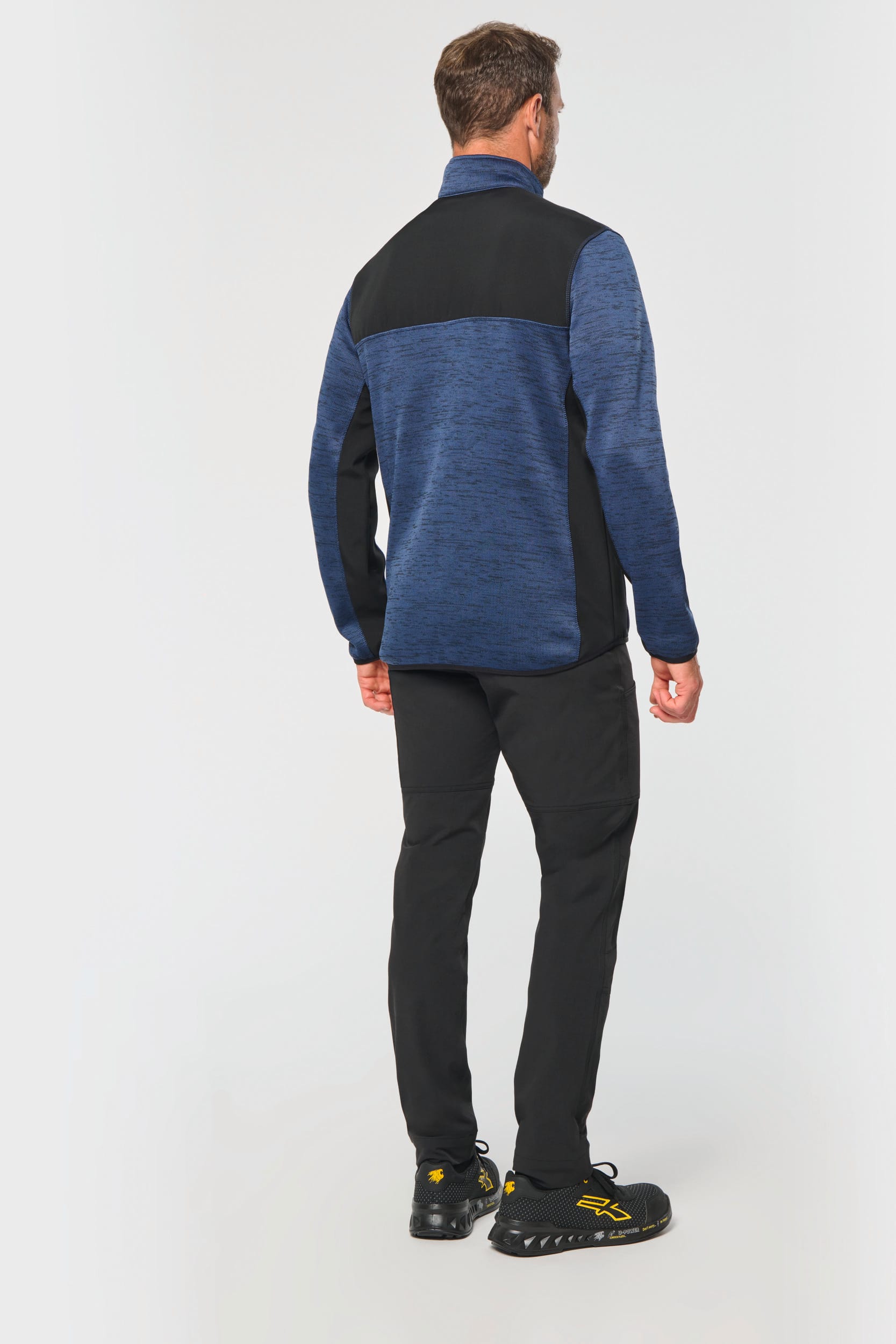 WK. Designed To Work WK9108 - Gerecycled Heren Polytricot Jack