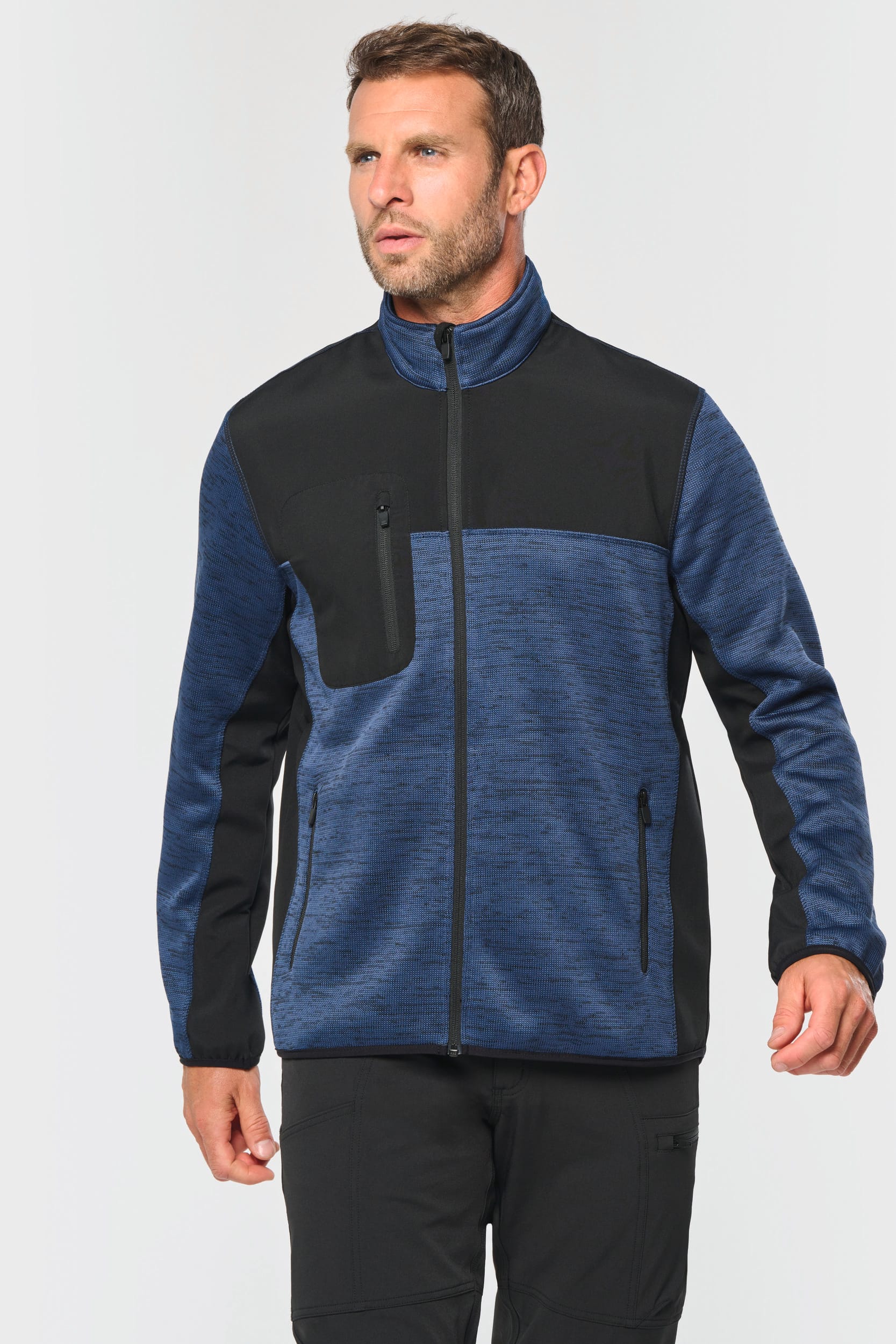 WK. Designed To Work WK9108 - Gerecycled Heren Polytricot Jack