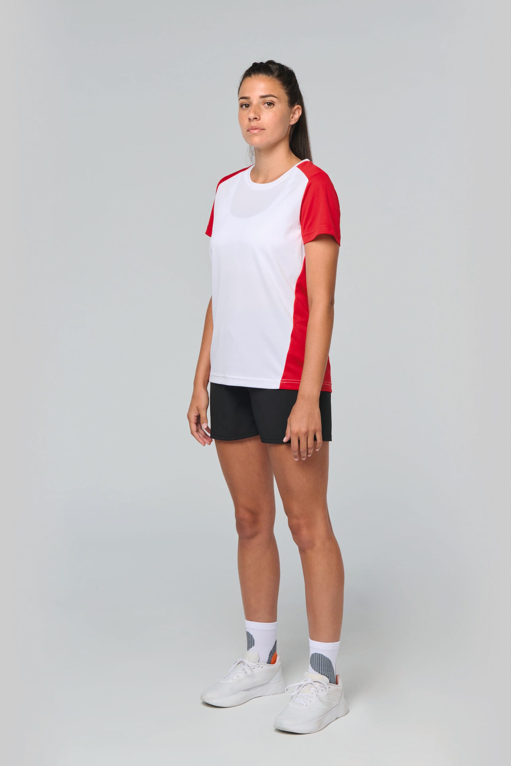 T-shirt de sport bicolore écologique pour femmes – 130 g/m² | PA4015