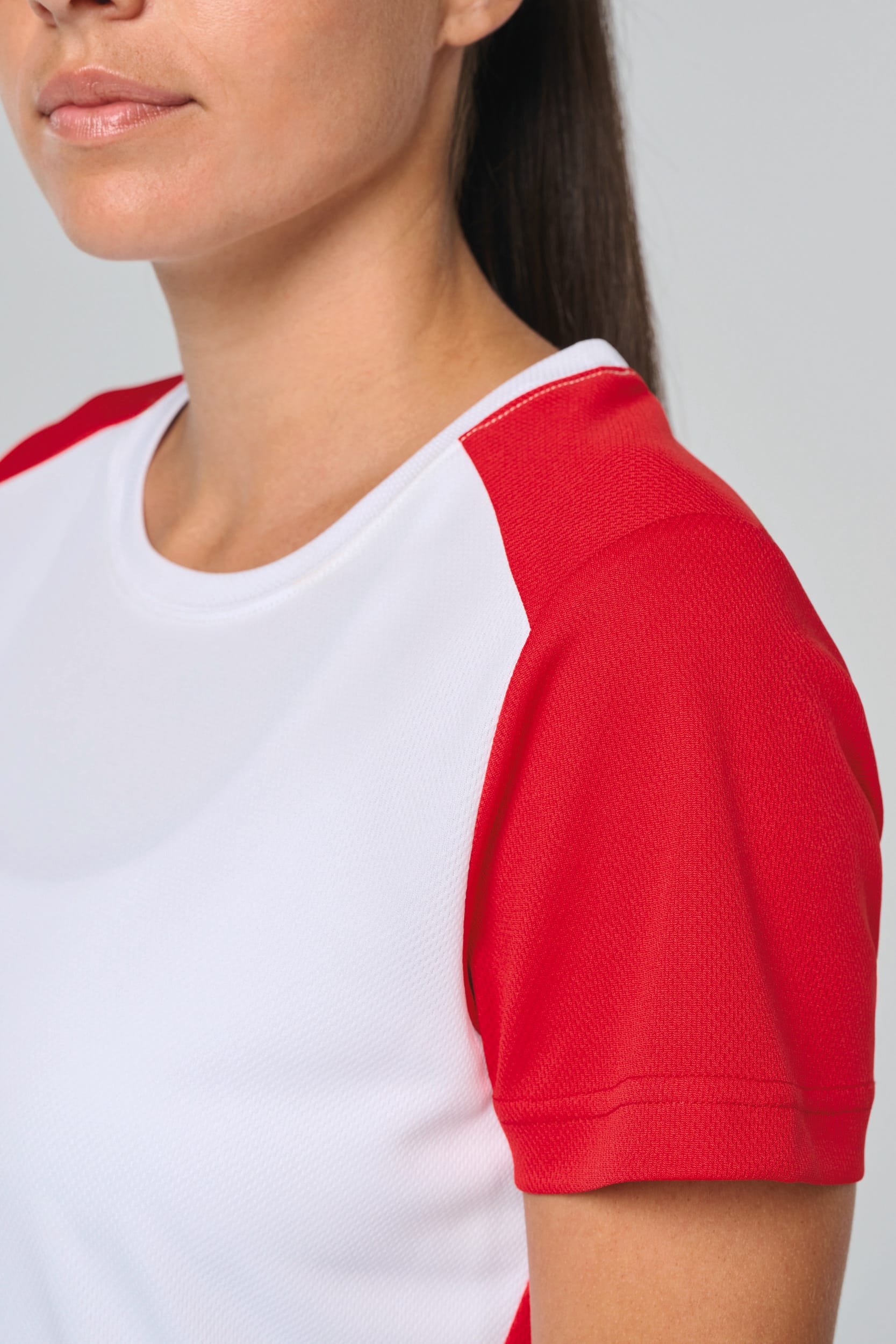 T-shirt de sport bicolore écologique pour femmes – 130 g/m² | PA4015