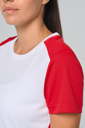 T-shirt de sport bicolore écologique pour femmes – 130 g/m² | PA4015