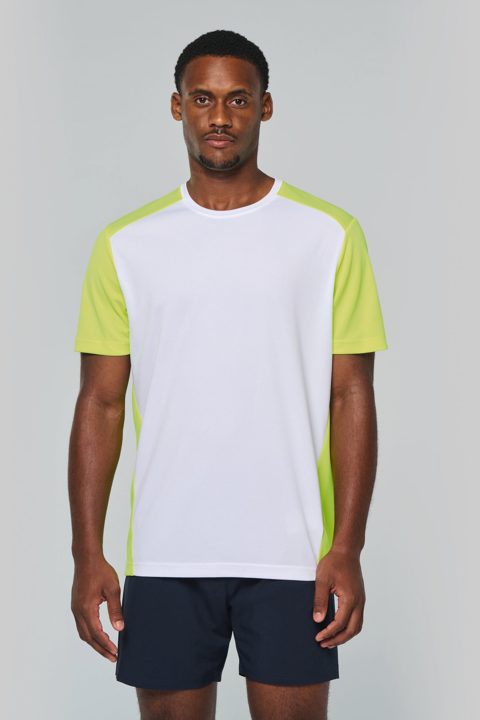 T-shirt de sport bicolore écologique pour homme – PA4014