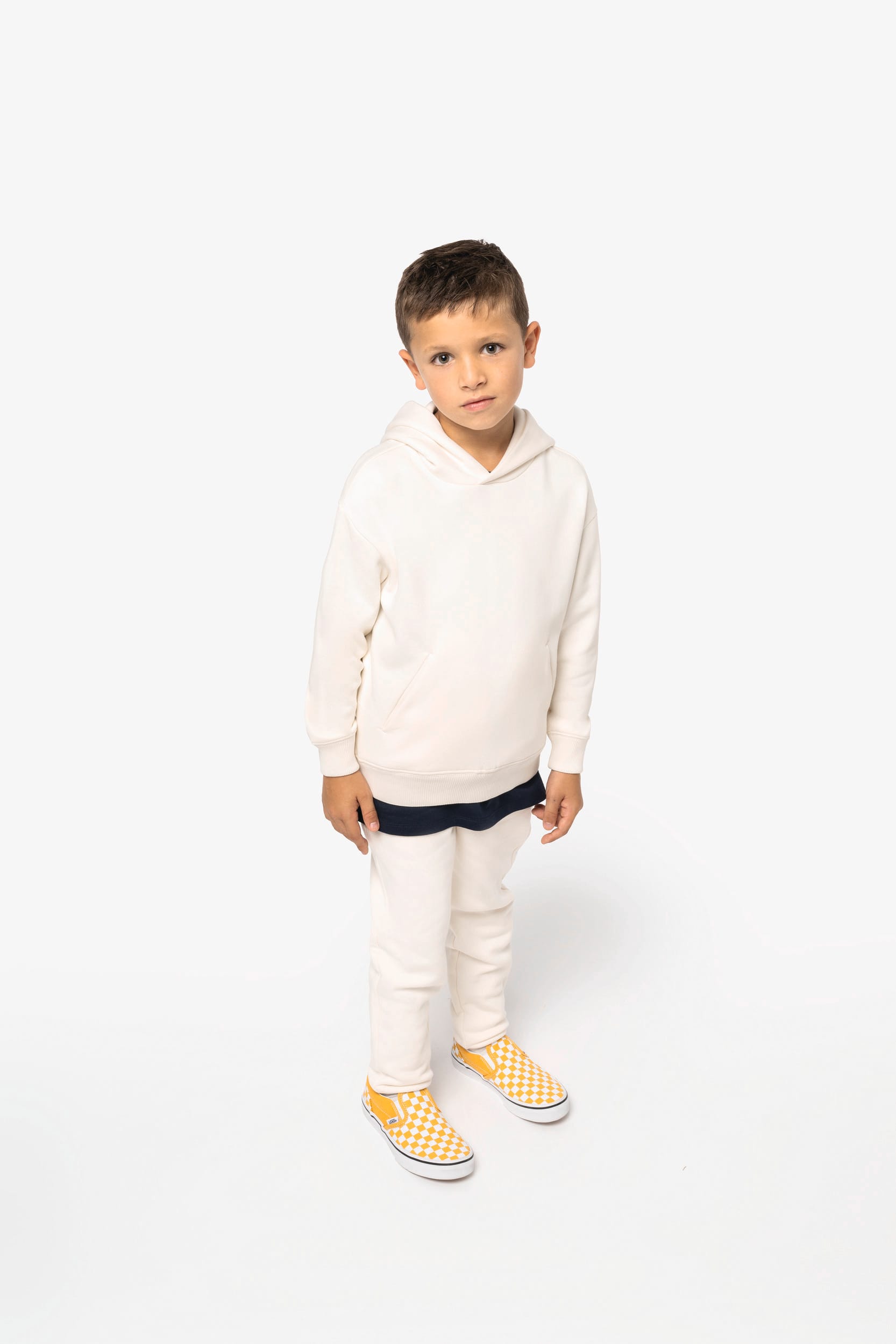 Sweat à capuche Oversized en coton biologique pour enfants – 300 g/m² | NS438