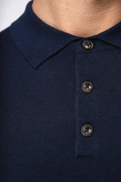 Eco-Friendly Knitted Polo for Men – 225 g/m² | SP203