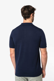 Eco-Friendly Knitted Polo for Men – 225 g/m² | SP203