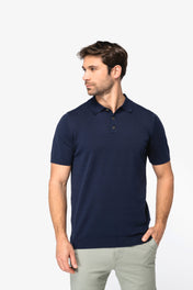Eco-Friendly Knitted Polo for Men – 225 g/m² | SP203