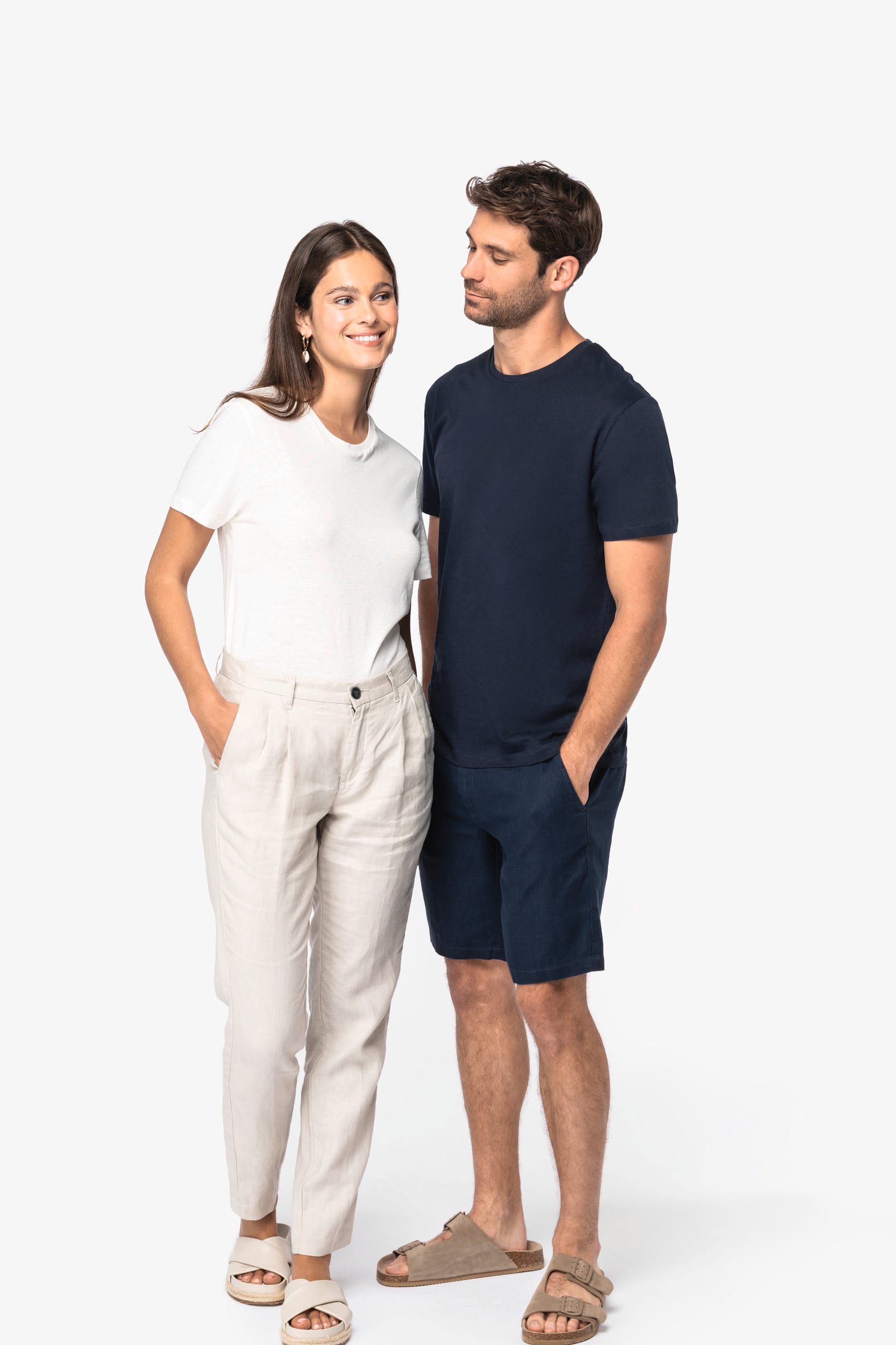 T-shirt unisexe en coton biologique et lin – 150 g/m² | SP325