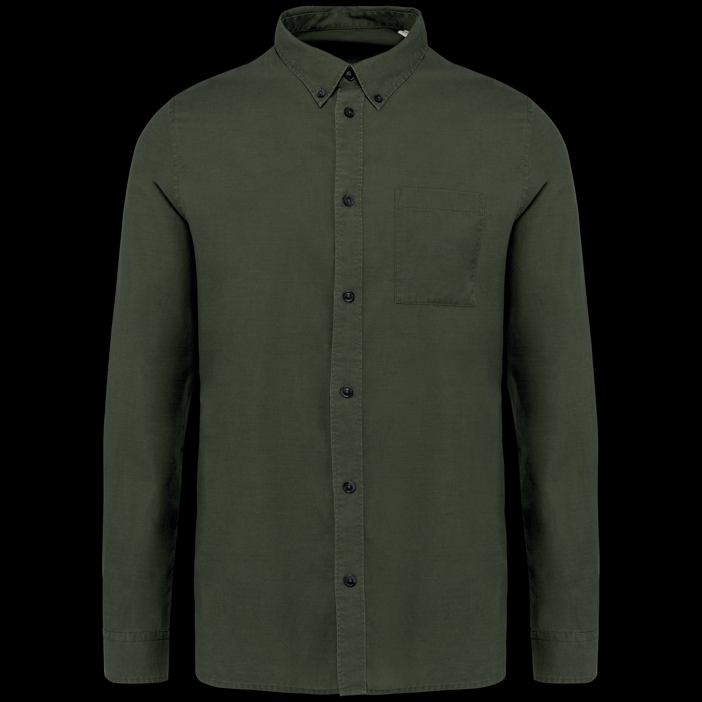 Camisa Lavada para Hombre de Lyocell y Algodón Orgánico – 125 g/m² | SP513