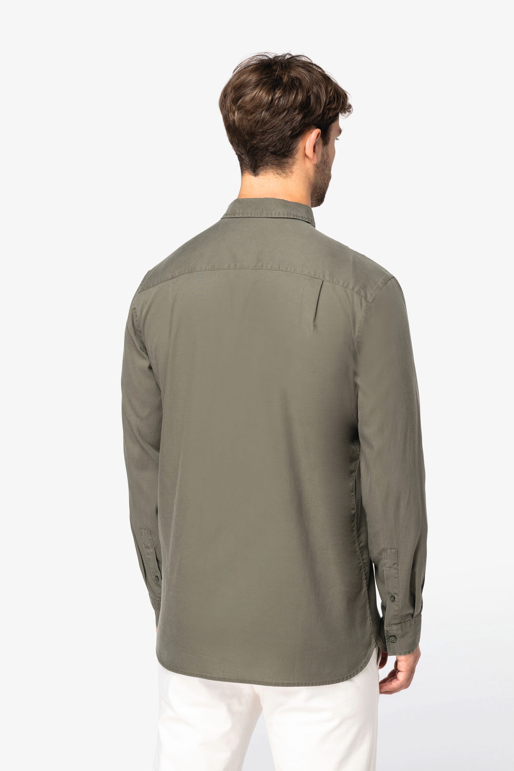 Camisa Lavada para Hombre de Lyocell y Algodón Orgánico – 125 g/m² | SP513