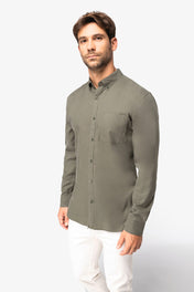 Camisa Lavada para Hombre de Lyocell y Algodón Orgánico – 125 g/m² | SP513