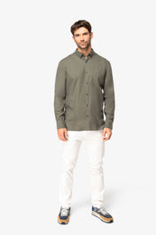Camisa Lavada para Hombre de Lyocell y Algodón Orgánico – 125 g/m² | SP513
