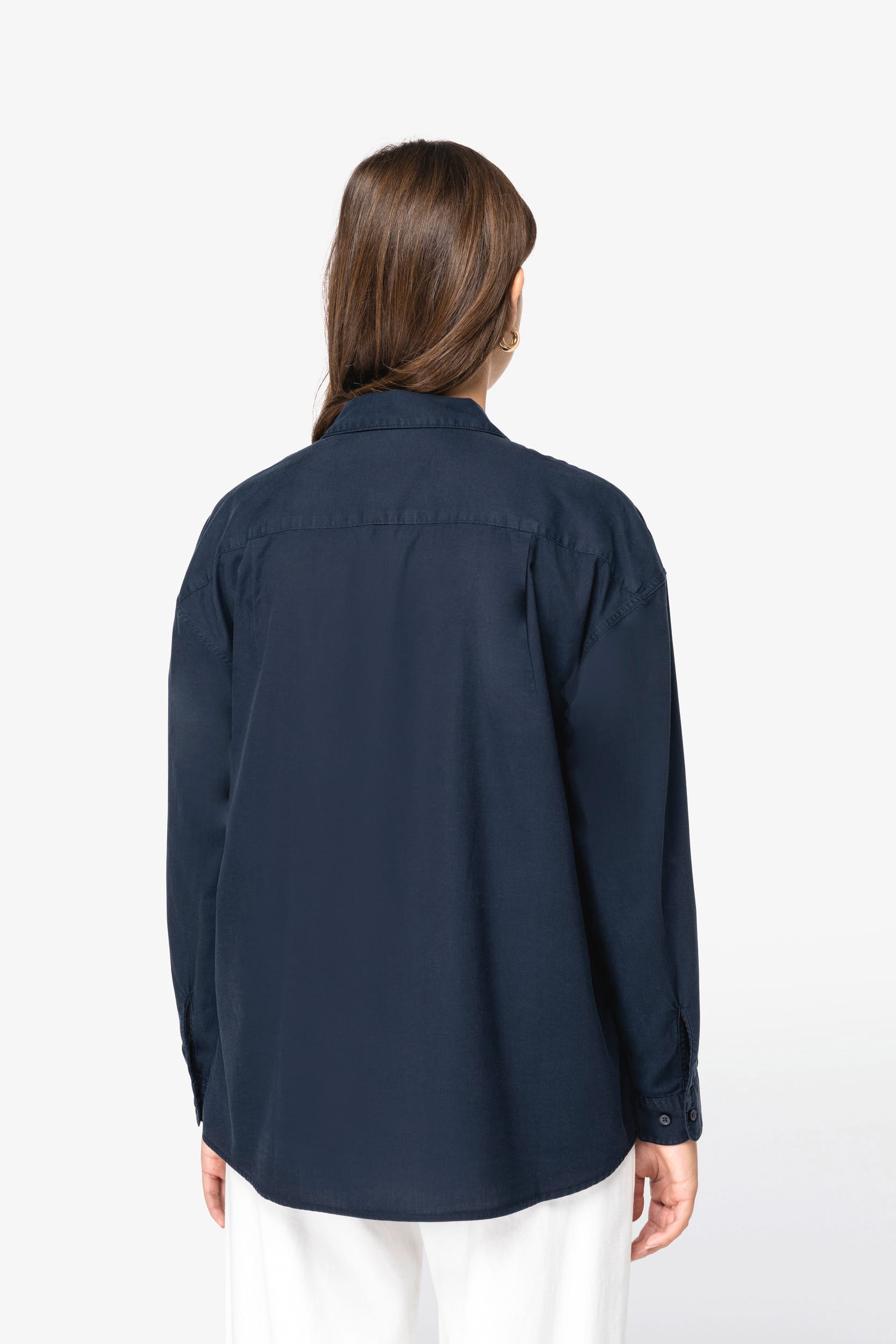 Camisa relajada de Lyocell y algodón orgánico para mujer – 125 g/m² | SP515