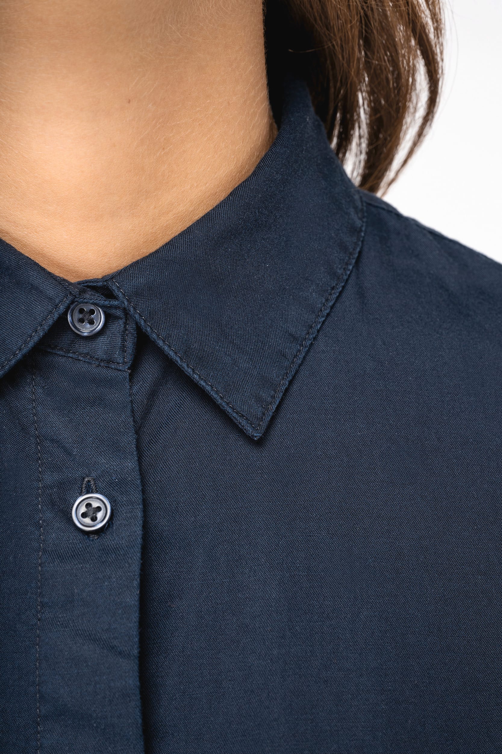 Camisa relajada de Lyocell y algodón orgánico para mujer – 125 g/m² | SP515