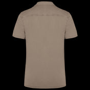 Spasso SP522 - Milieuvriendelijk Heren Jersey Gewassen Effect Bowlingkraag Korte Mouwen Shirt