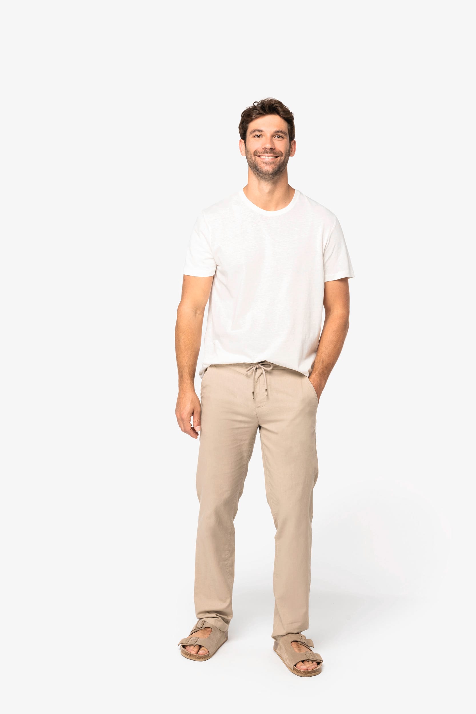 Pantalones de Lino y Algodón Orgánico para Hombre – 170 g/m² | SP708