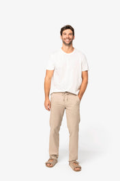 Pantalones de Lino y Algodón Orgánico para Hombre – 170 g/m² | SP708