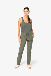 Washed Lyocell & Organic Cotton Trousers for Women – 190 g/m² | SP724