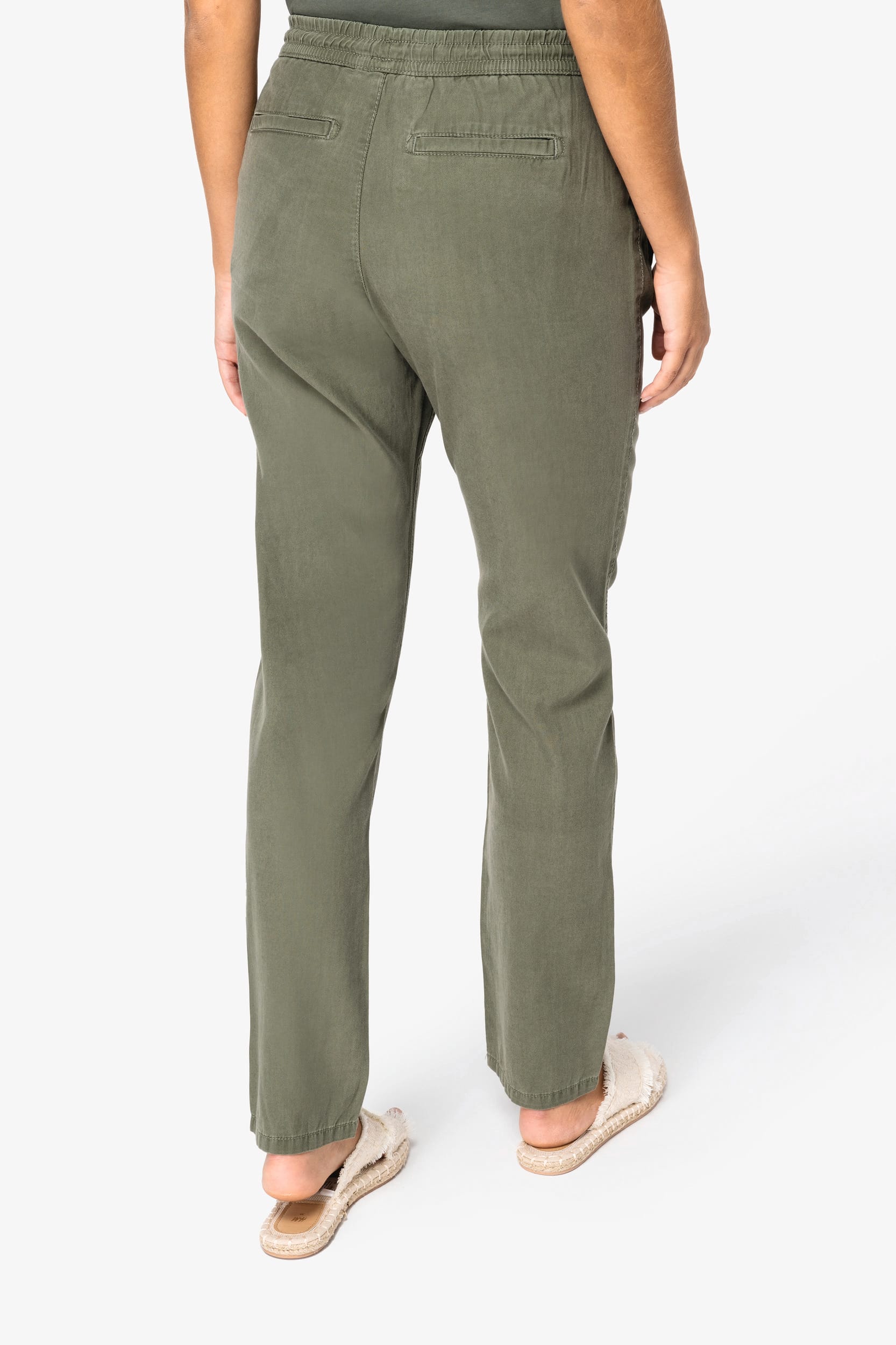 Washed Lyocell & Organic Cotton Trousers for Women – 190 g/m² | SP724