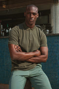 Custom Men's Organic Cotton Polo Shirt | CGPM430