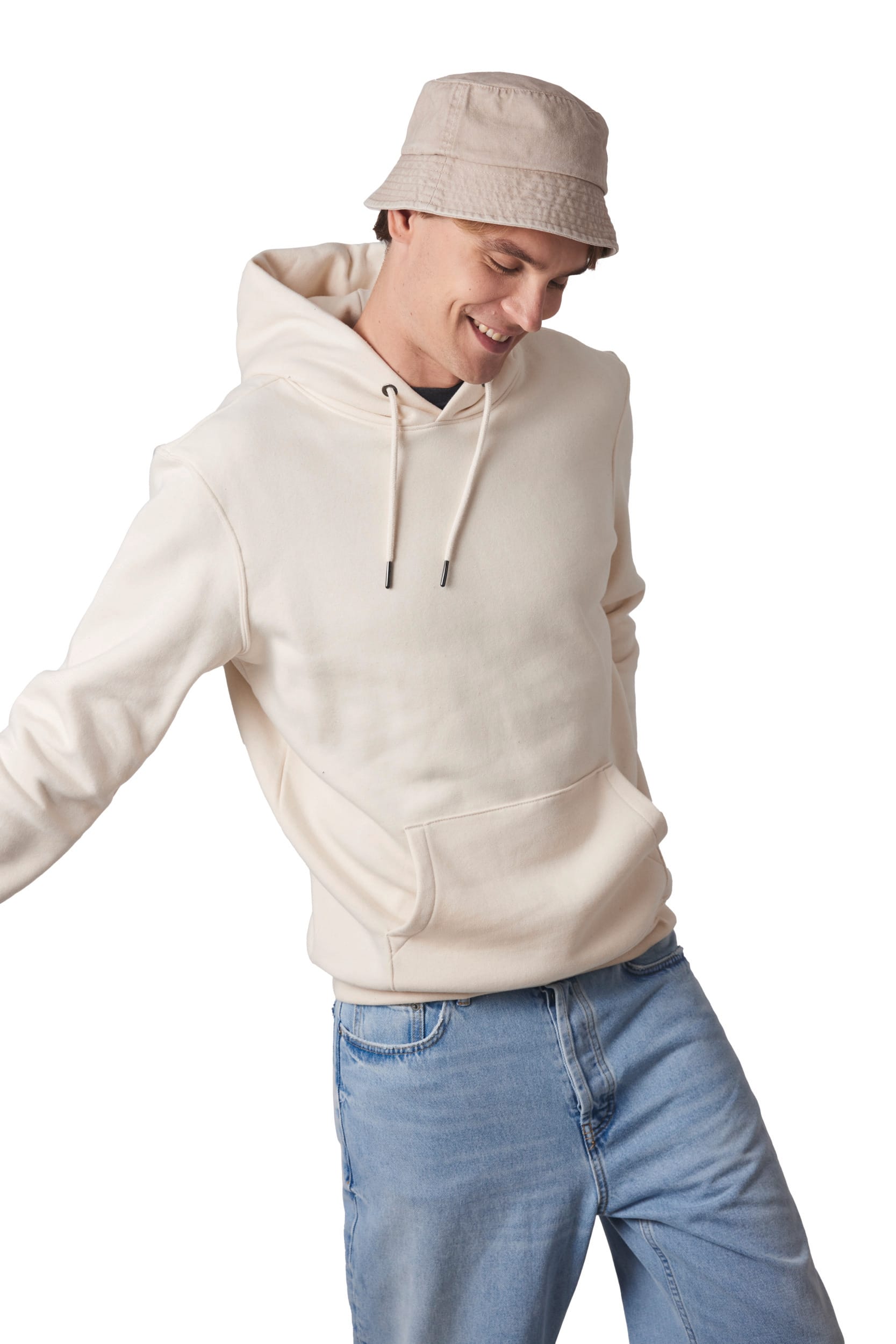 Vintage Washed Organic Cotton Bucket Hat – 280 g/m² | KP223