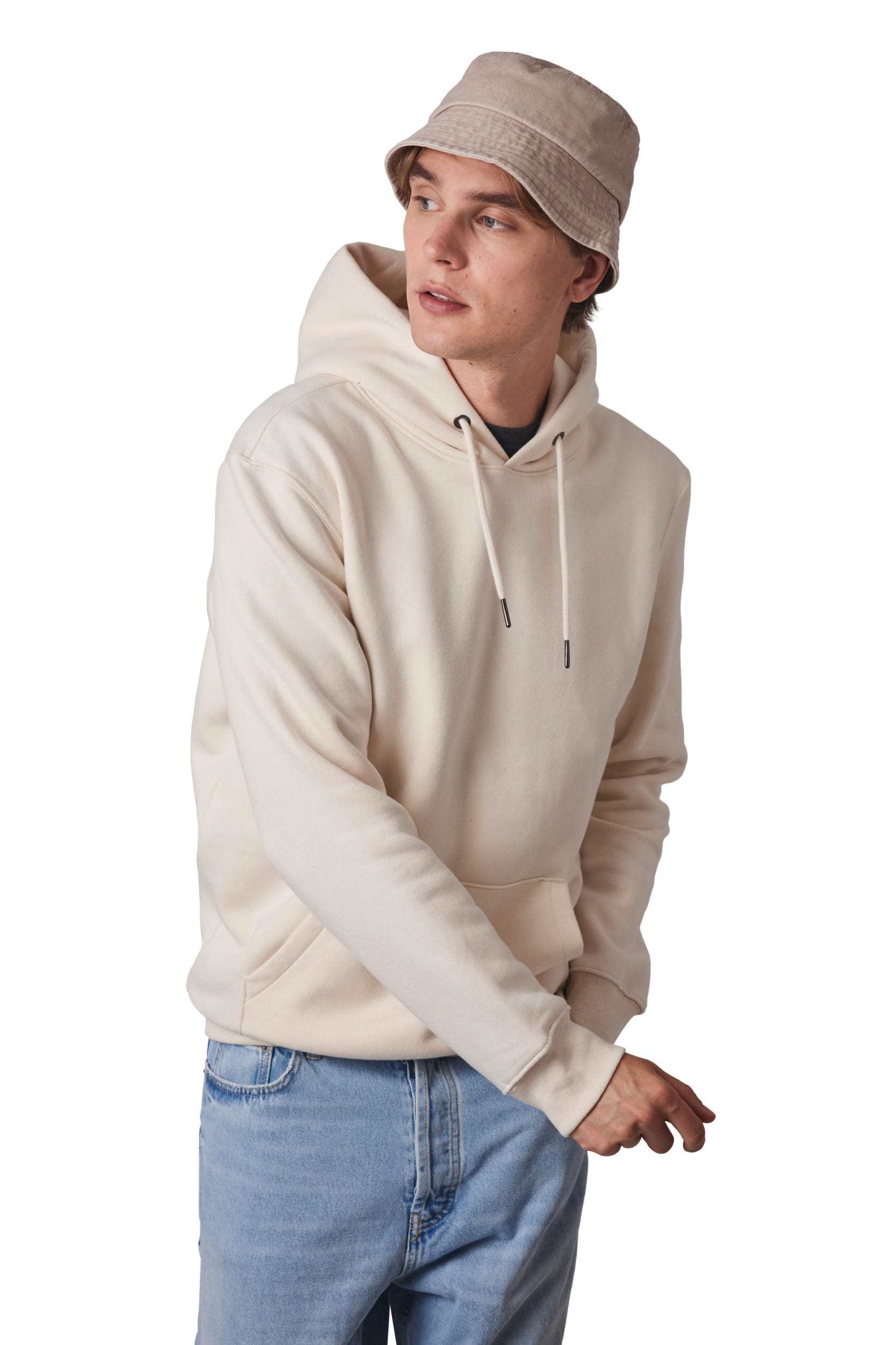 Vintage Washed Organic Cotton Bucket Hat – 280 g/m² | KP223